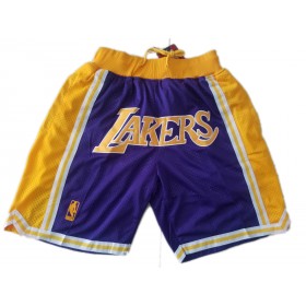 NBA Los Angeles Lakers Män Fickor Shorts Lila Swingman
